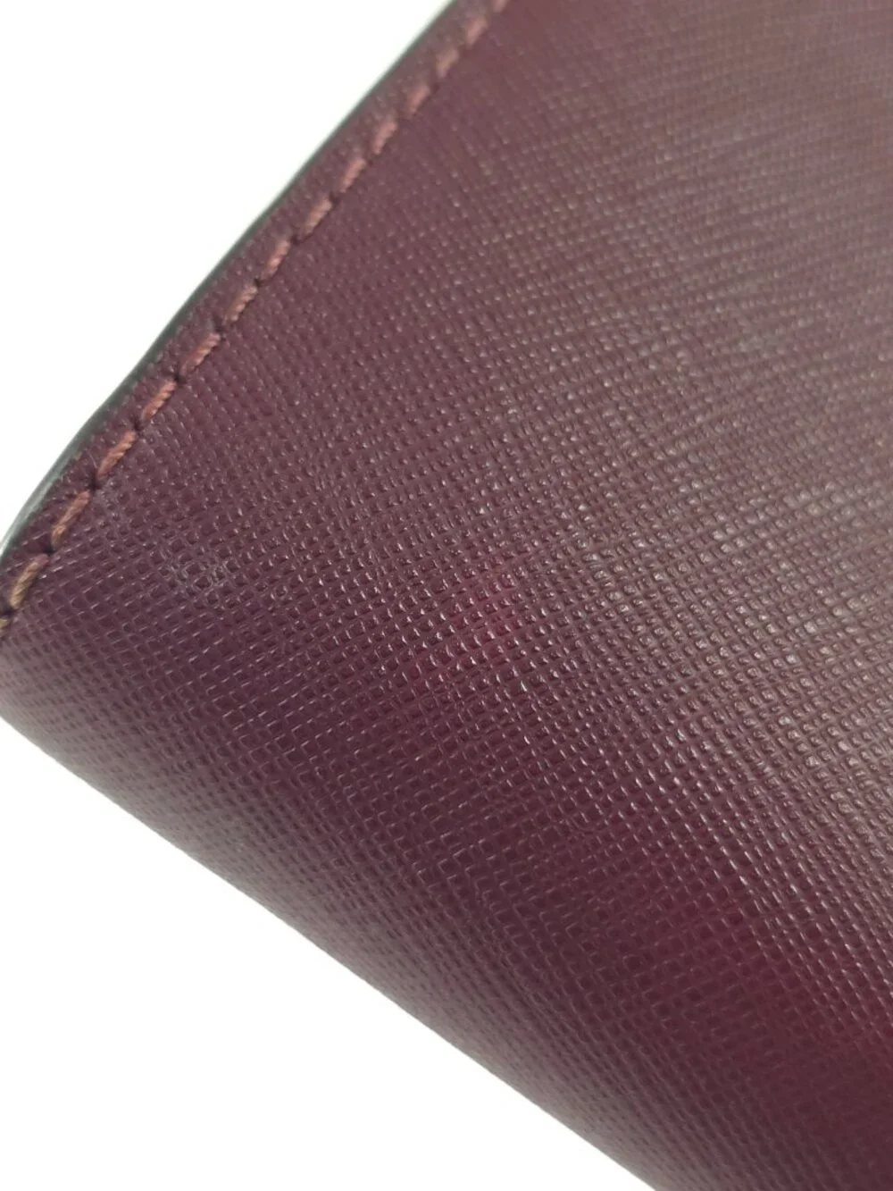 MICHAEL KORS Jet Set Double Zip Wallet Merlot Leather *NO WRISTLET* *VGC* MK....